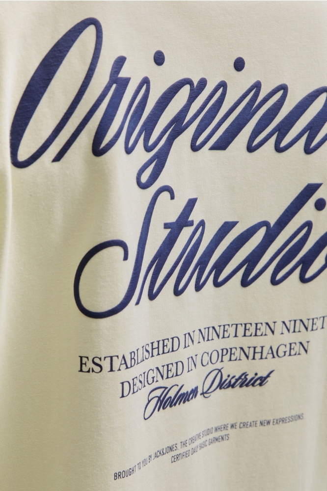 JORNORREBRO TYPO TEE SS CREW NECK N 12282898 ANTIQUE WHITE